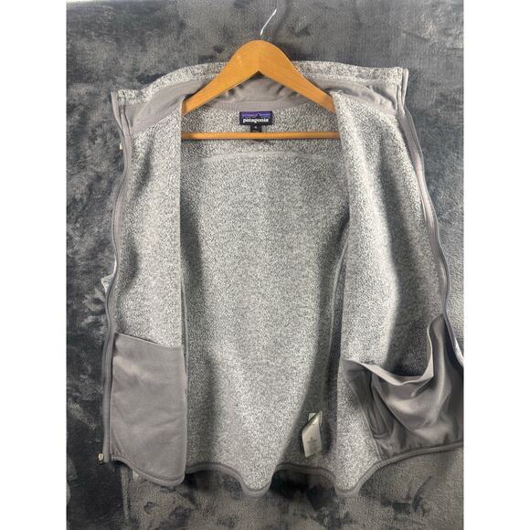 Patagonia Women's Better Sweater Full Zip Fleece Vest XL Gray - Picture 3 of 8